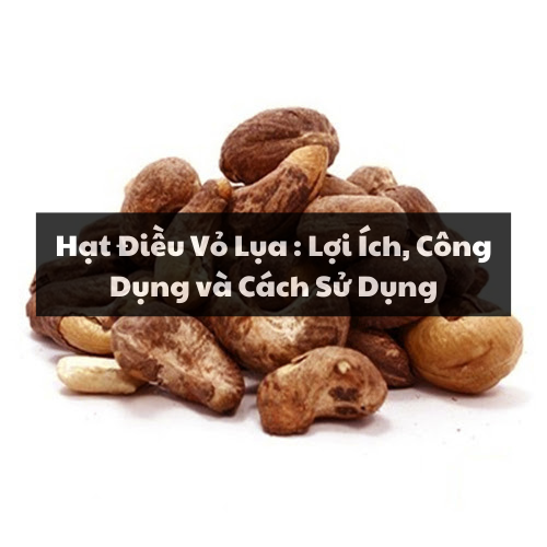 Hạt Điều Vỏ Lụa, Lợi Ích, Công Dụng và Cách Sử Dụng